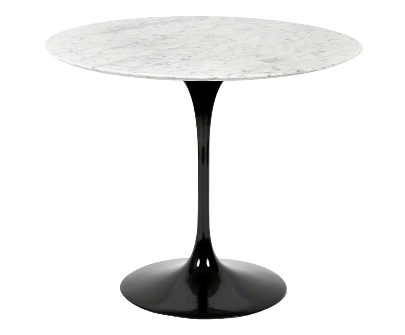 Mesa Saarinen Redonda Carrara Base Preta - image 1