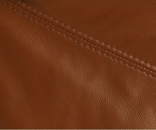Sofa Lina Couro Caramelo M&eacute;dio image number 6