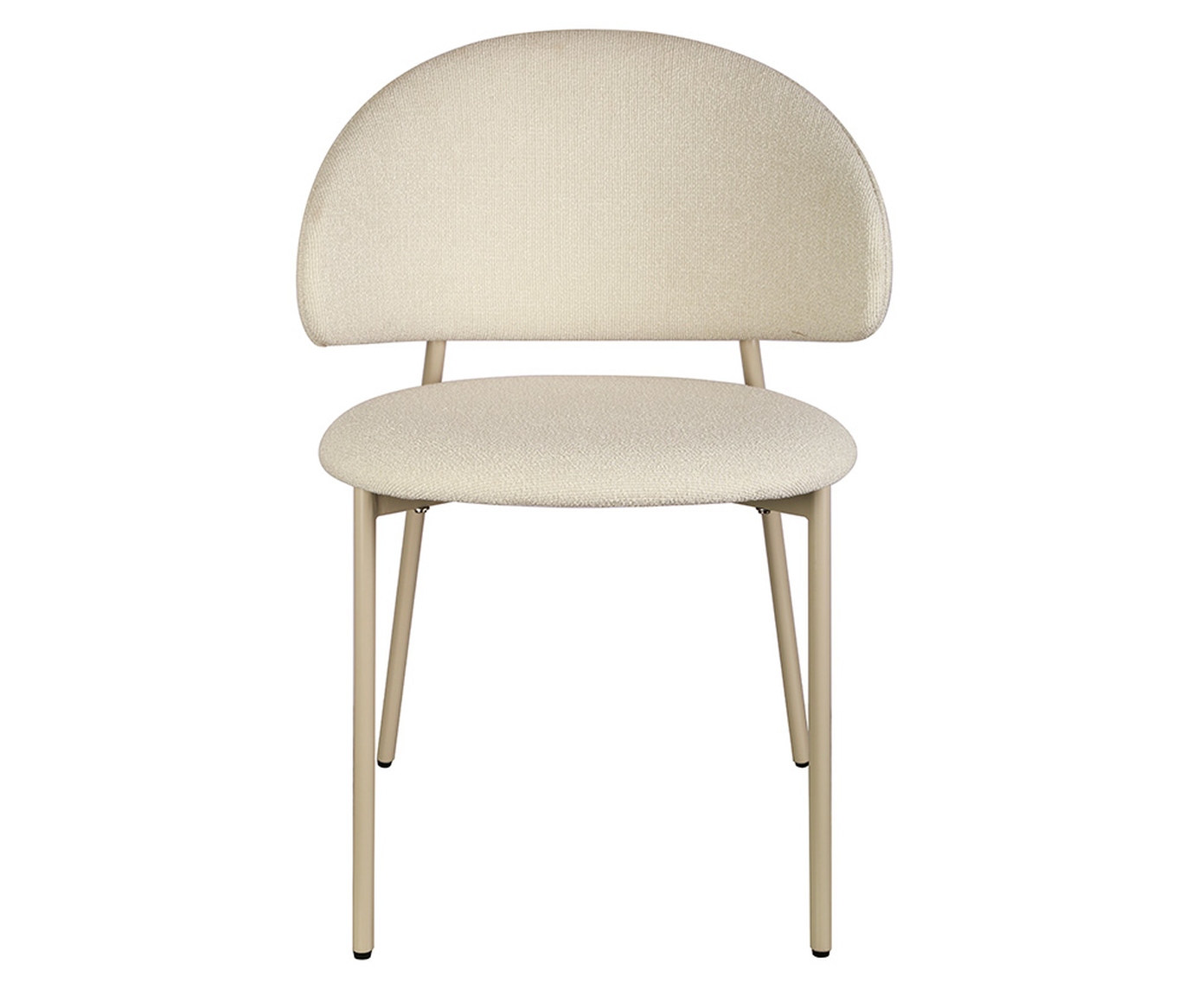 Cadeira Marisol Tecido Off White Base Areia - image 1