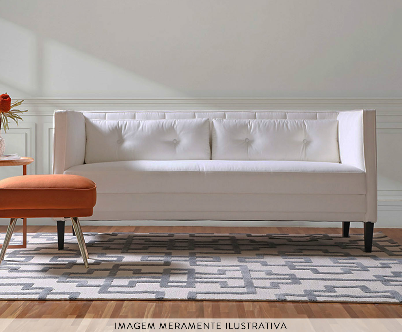 Sof&aacute; Day Bed Bergamo em Veludo - Verde - image 1