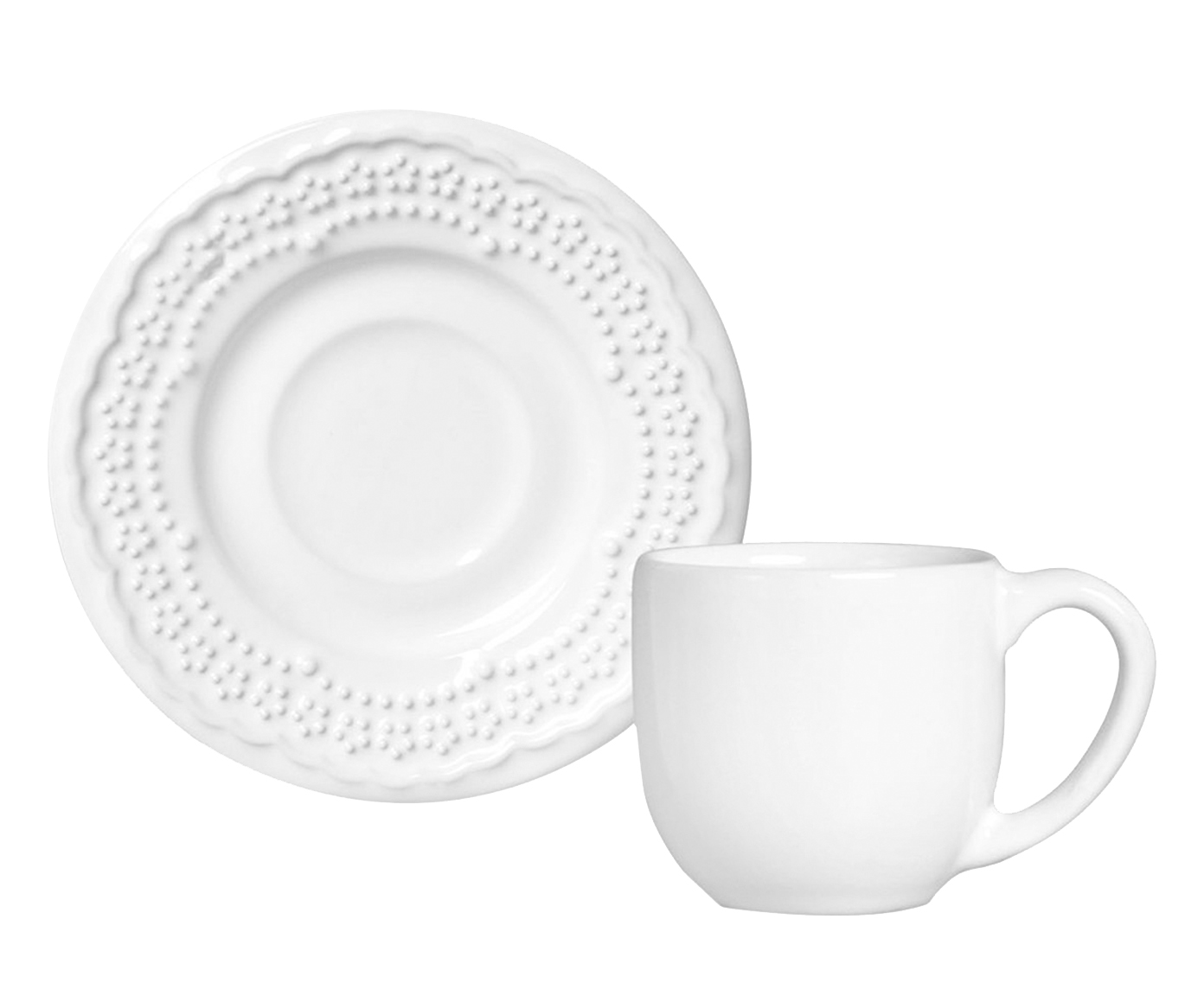 Jogo de Jantar Madeleine Branco image number 4