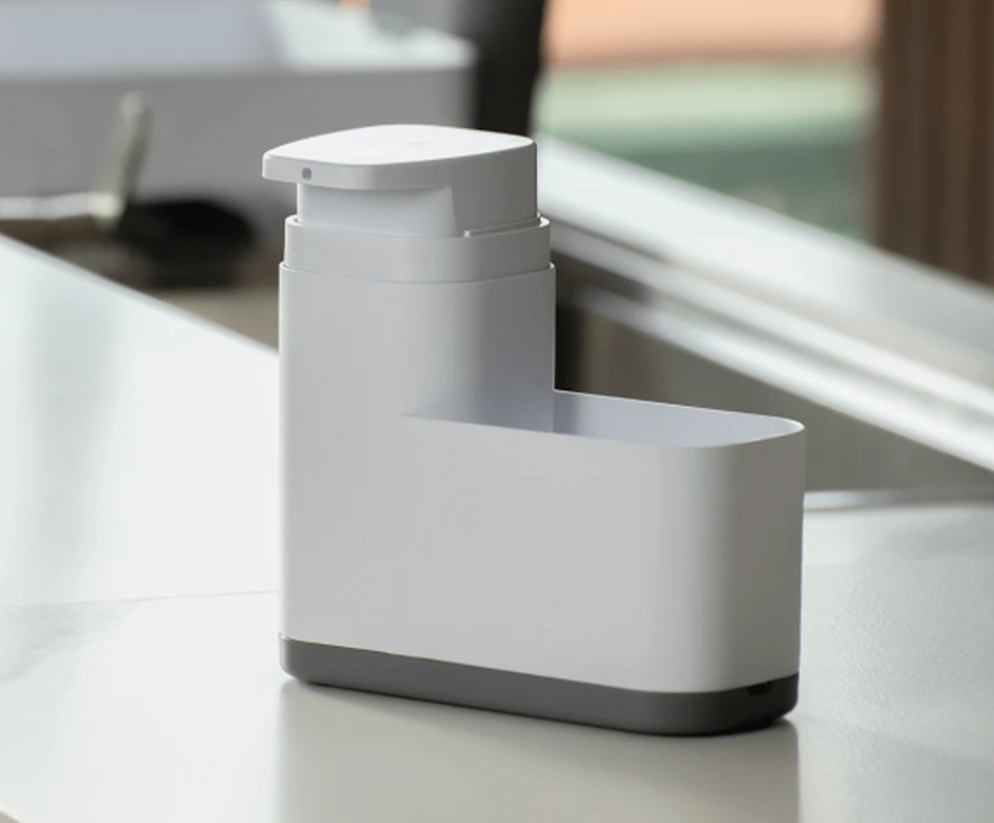 Dispenser Organizador de Detergente Liv Fechado Branco - image 1