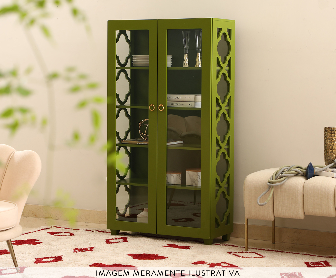 Mesa de centro Muxarabi Olivedrab - Verde Musgo image number 4