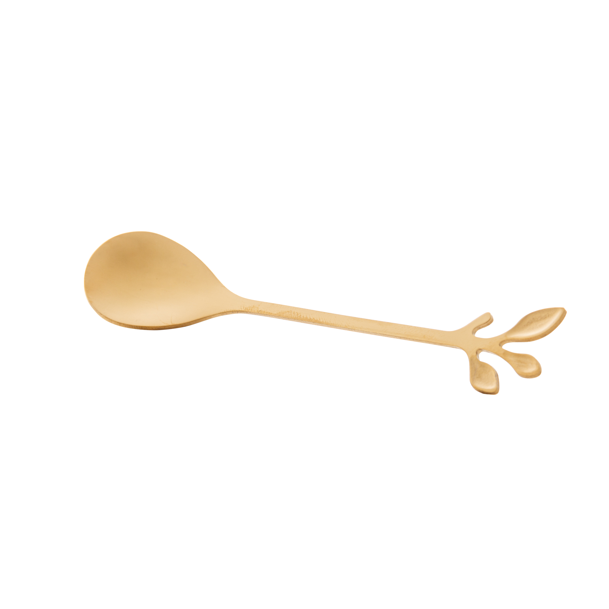 Jogo de Talheres em Inox Leaves Dourado image number 3