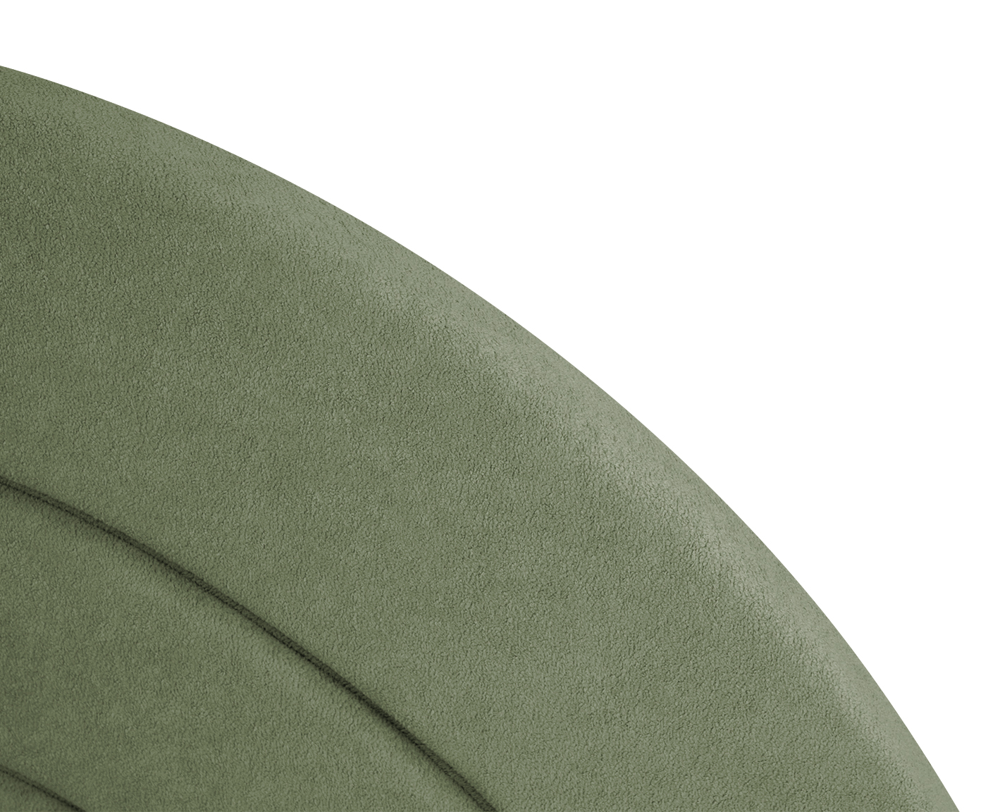 Cabeceira em Boucle Aveludado Arco Verde image number 4