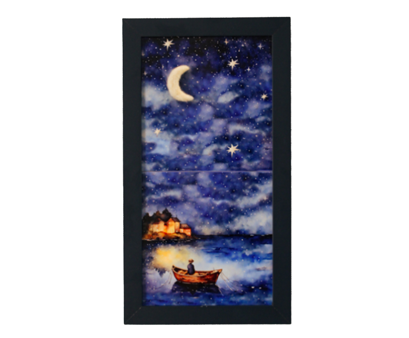 Conjunto de Azulejo Decorativo "Sonho Estrelado Moldura" - image 0