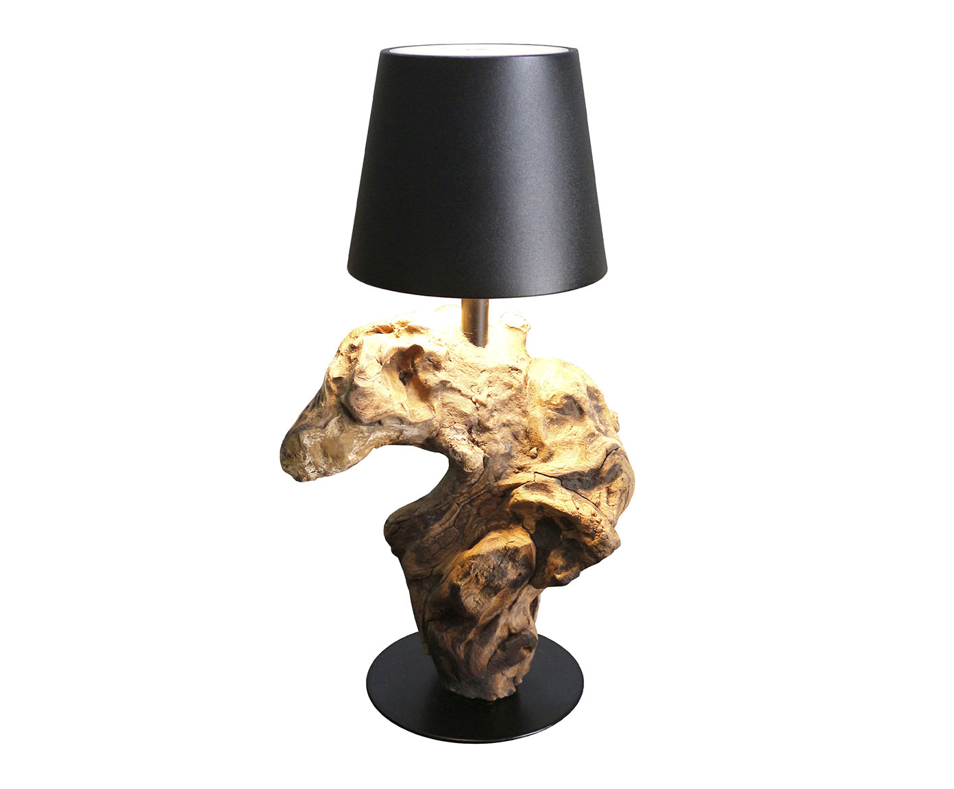 Lumin&aacute;ria de Mesa Port&aacute;til Sera Ra&iacute;z Preto Bivolt - image 0