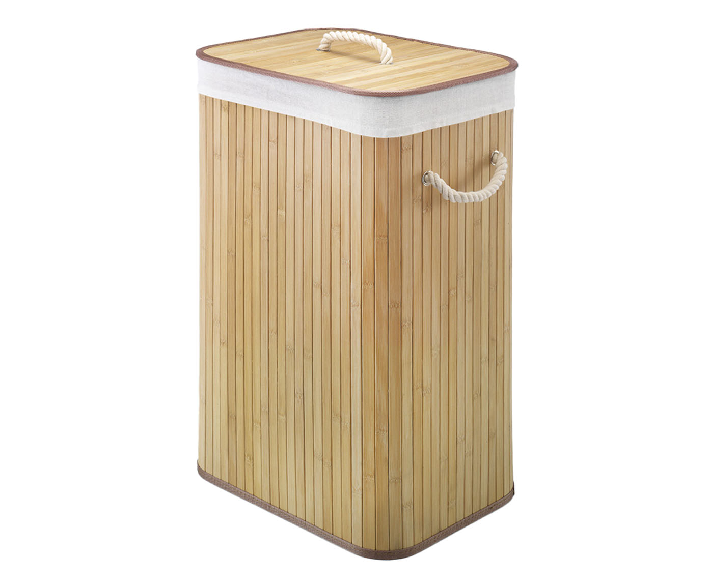Cesto de Roupa Everest Bambu Bege - image 0