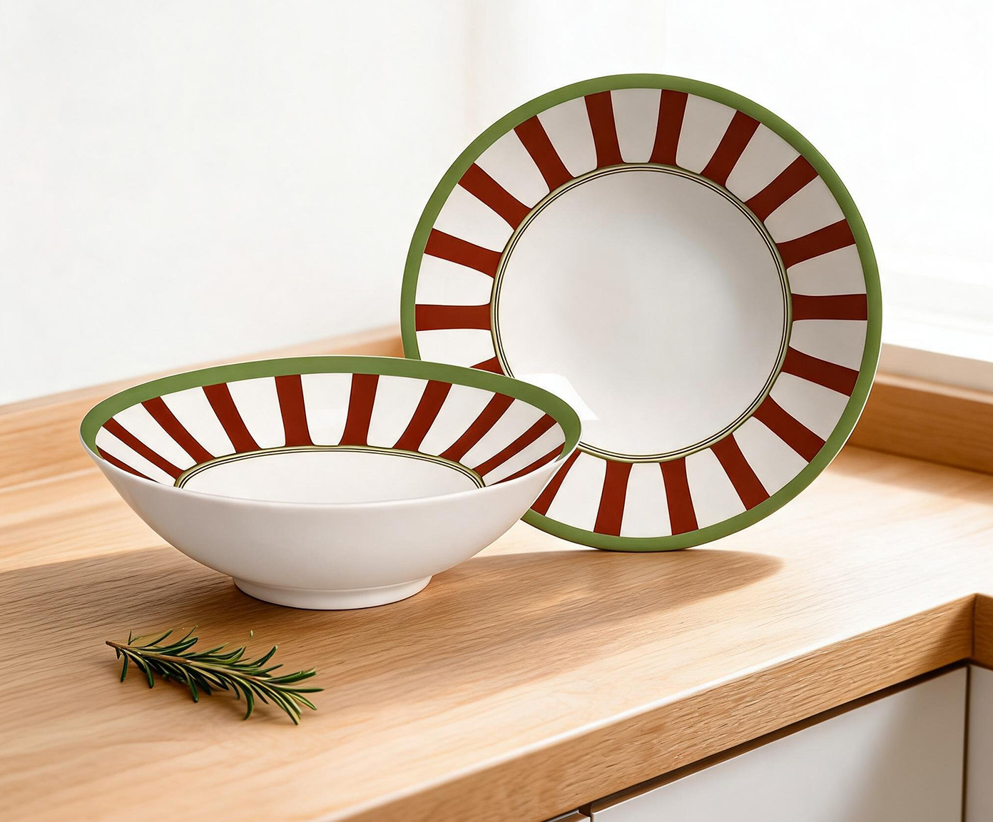 Jogo de Bowls Spezie Vermelho - image 1