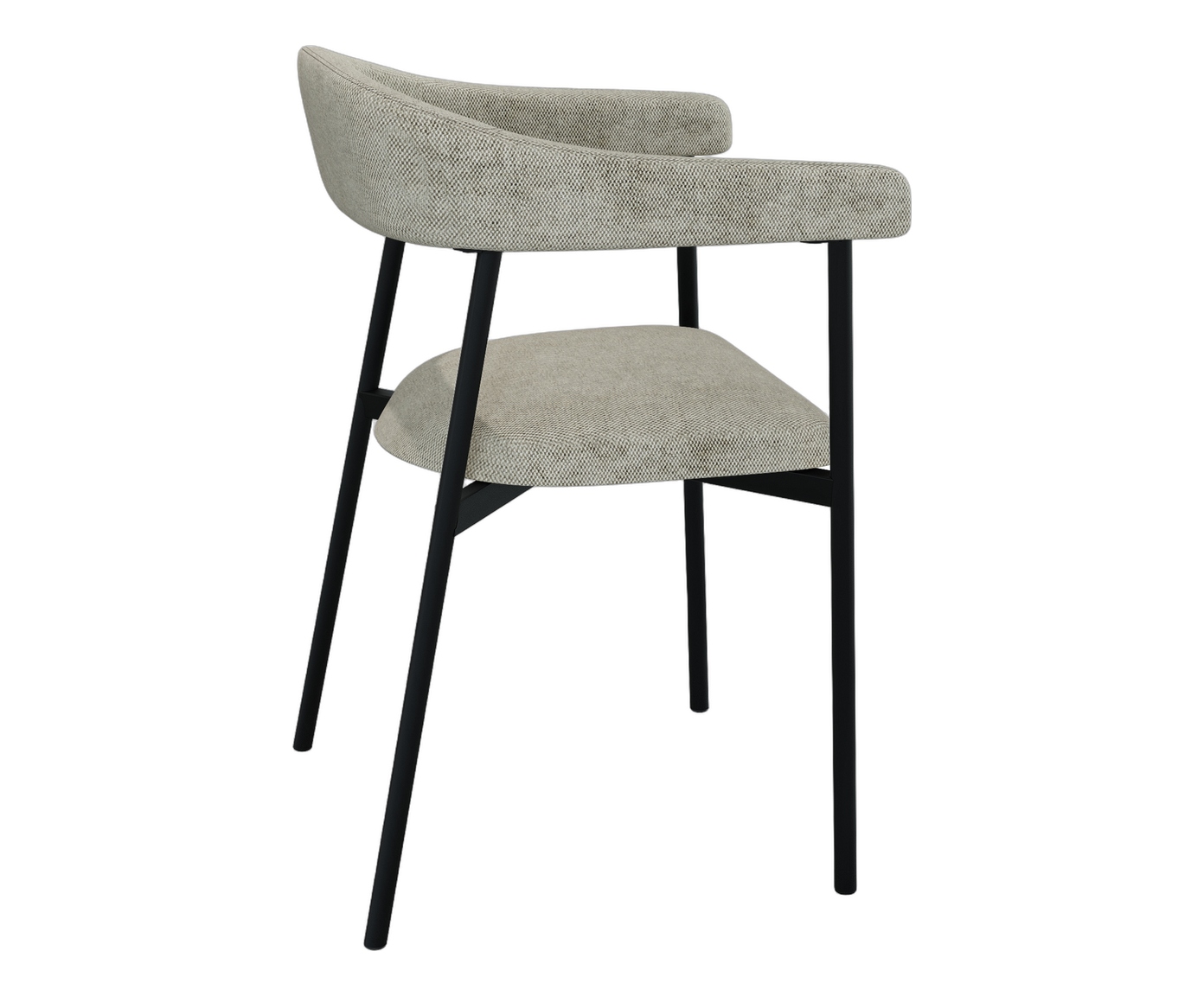 Cadeira de Jantar Angel Tecido Lautrec Off White - image 1