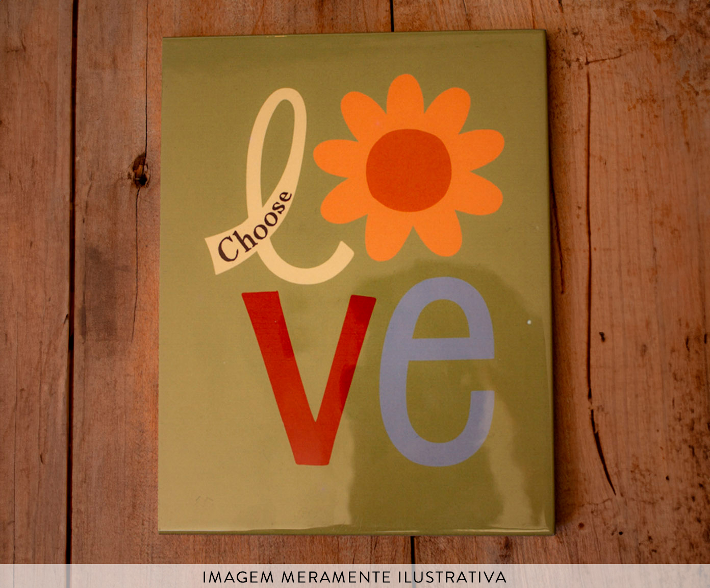 Azulejo Decorativo "Choose Love" - image 1