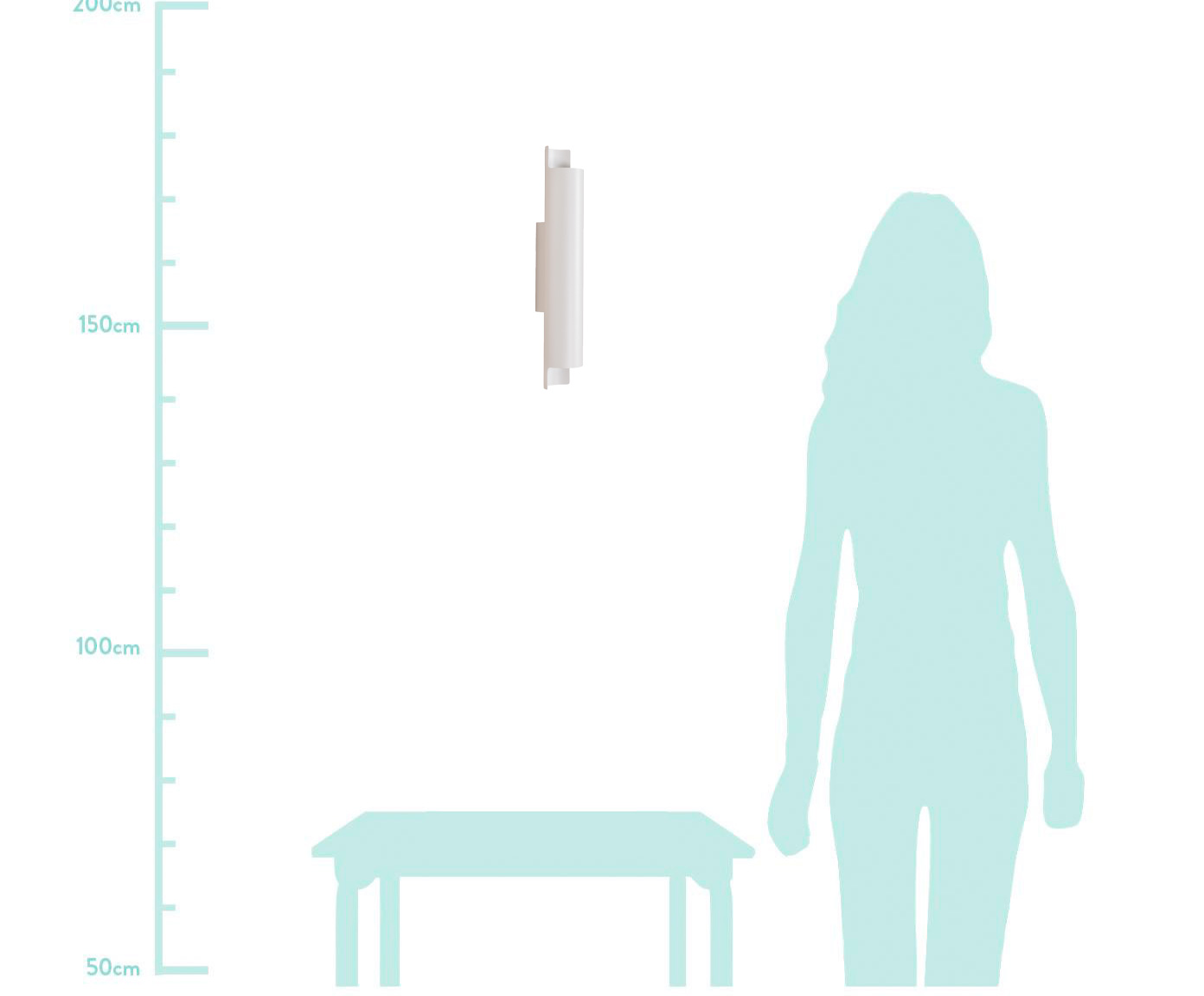 Arandela Collins Branco - Bivolt image number 2