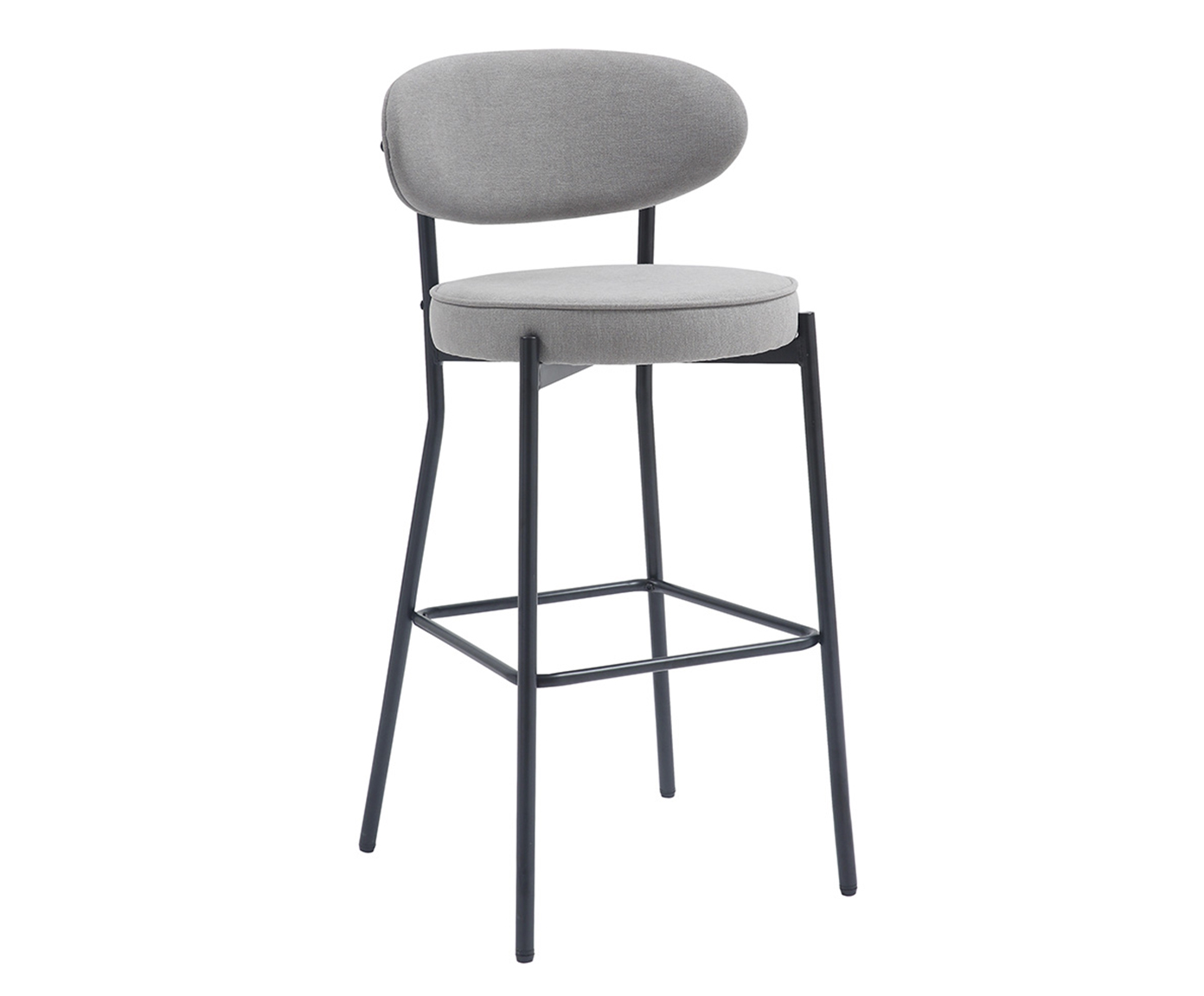 Banqueta Eva Tecido Cinza - image 0