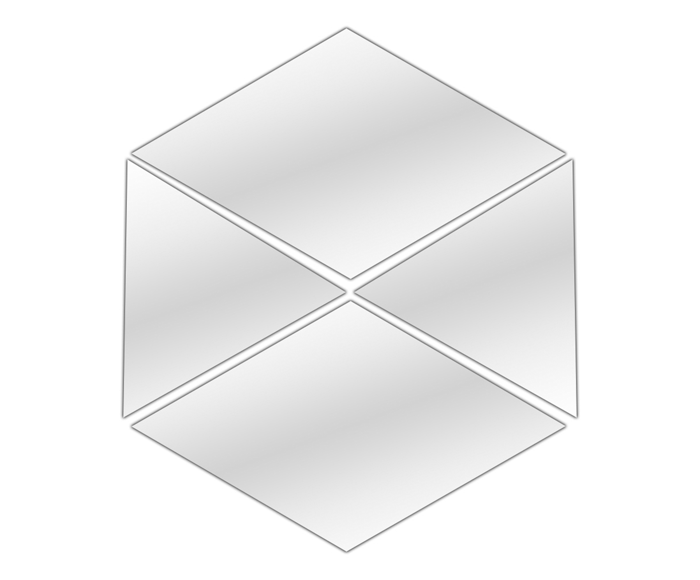 Jogo de Espelhos de Parede Oren - image 0