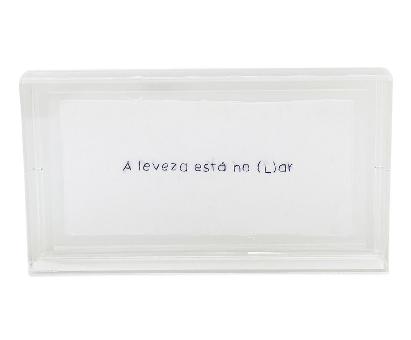 Quadro Caixa Acrilico Lar Branco - image 0