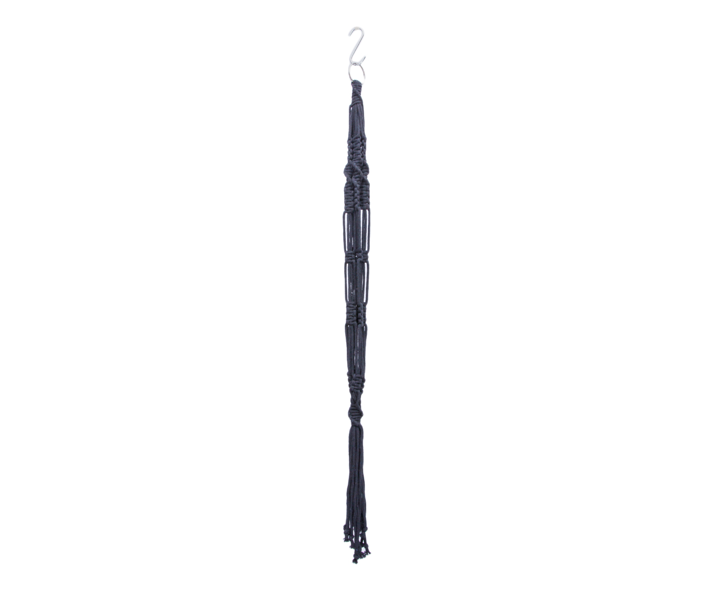 Hanger em Macram&ecirc; Mega Preto - image 1