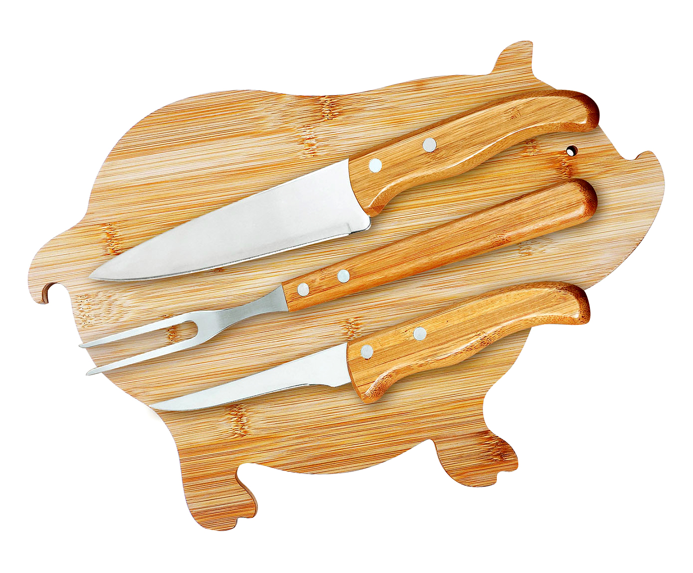 Jogo de Utens&iacute;lios para Cozinha em Inox Vittorio'S Pig - image 0