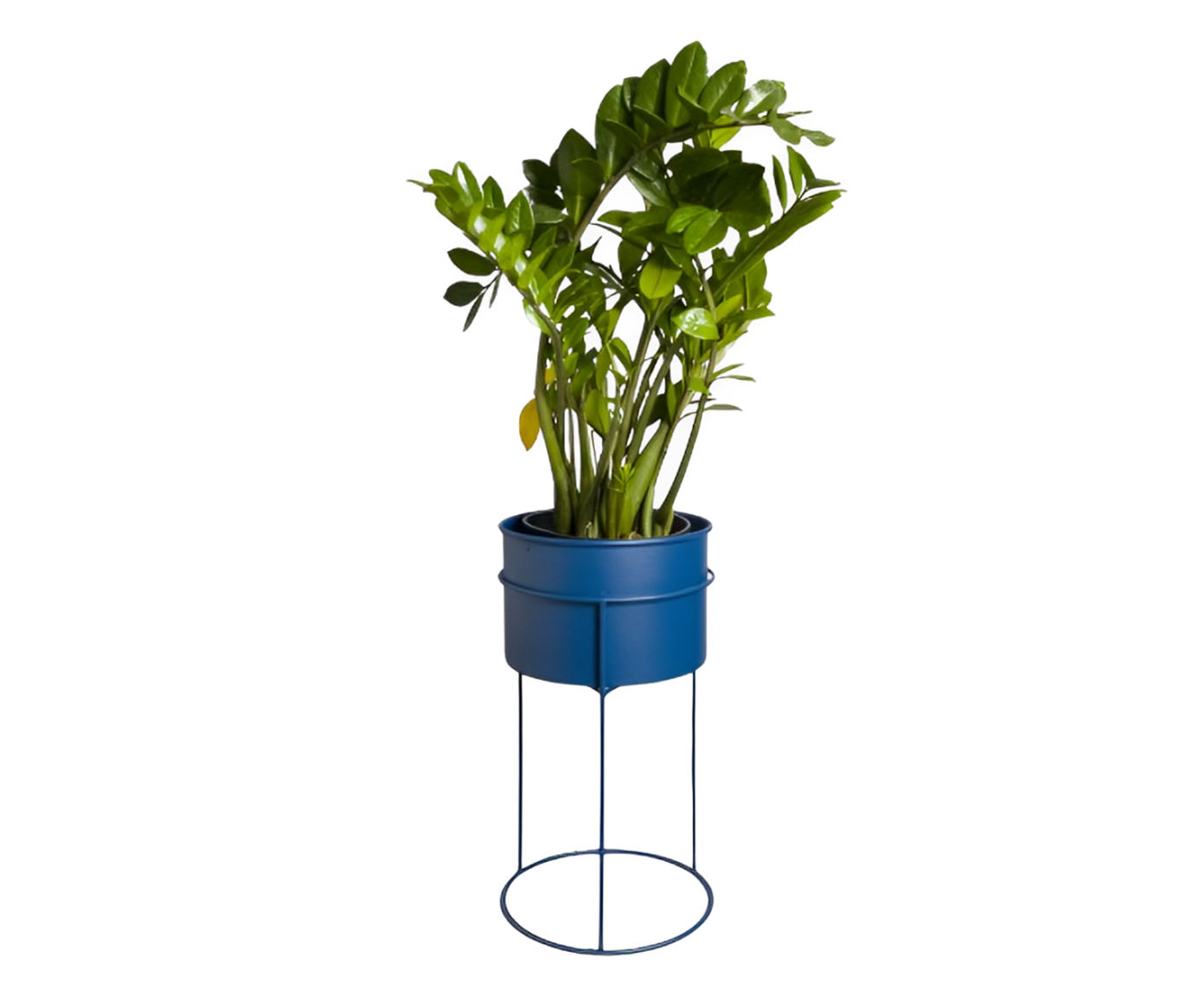 Suporte de Plantas com Vaso Humait&aacute; Azul - image 0
