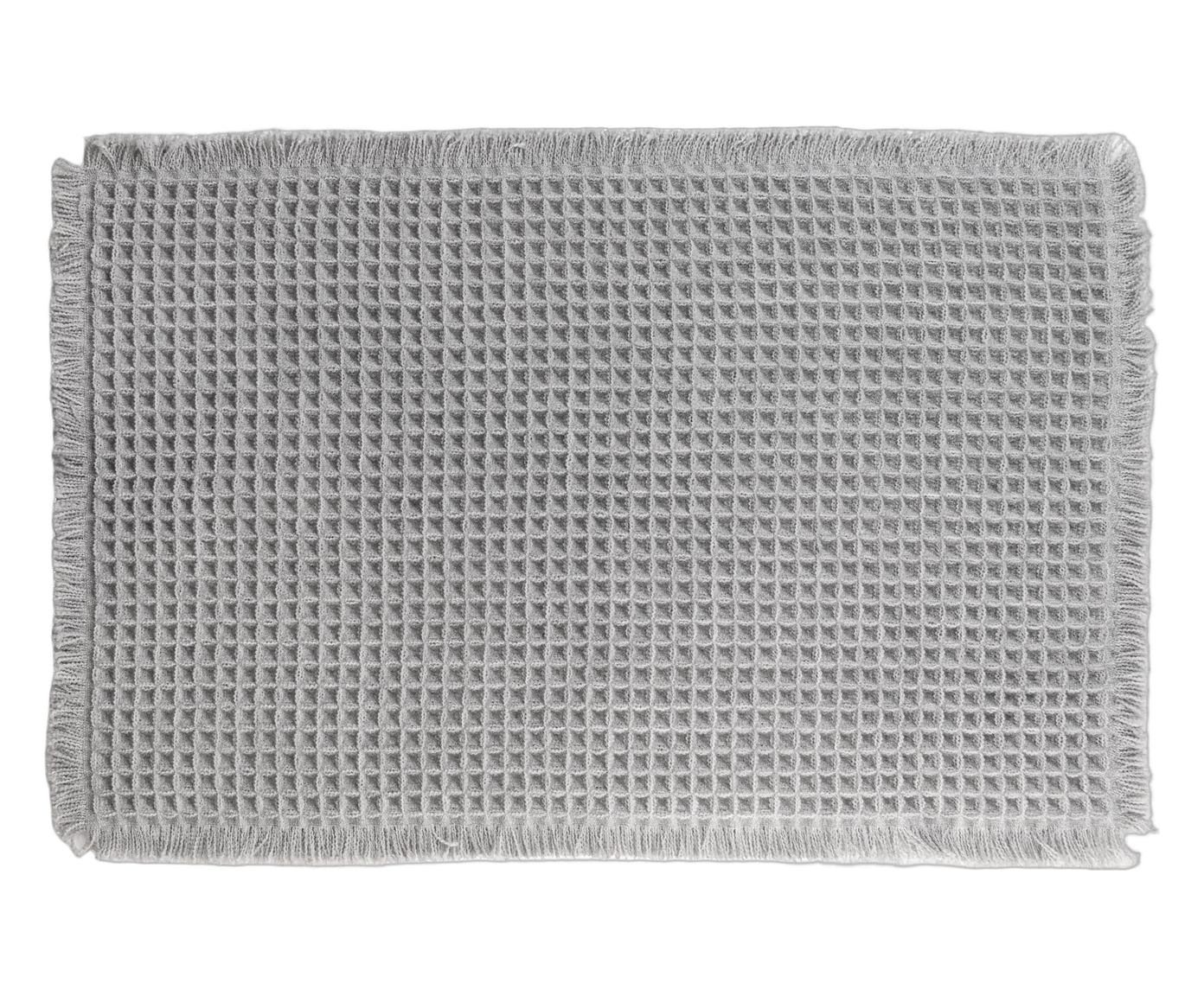 Tapete para Banheiro Waffle Chenille Cinza - image 0