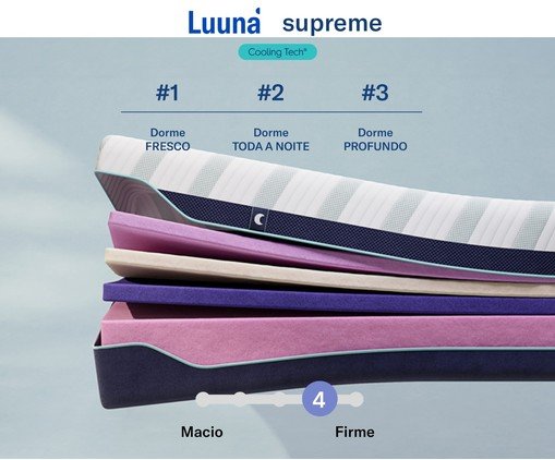 Colch&atilde;o Luuna Supreme Cooling Macio Solteiro image number 3