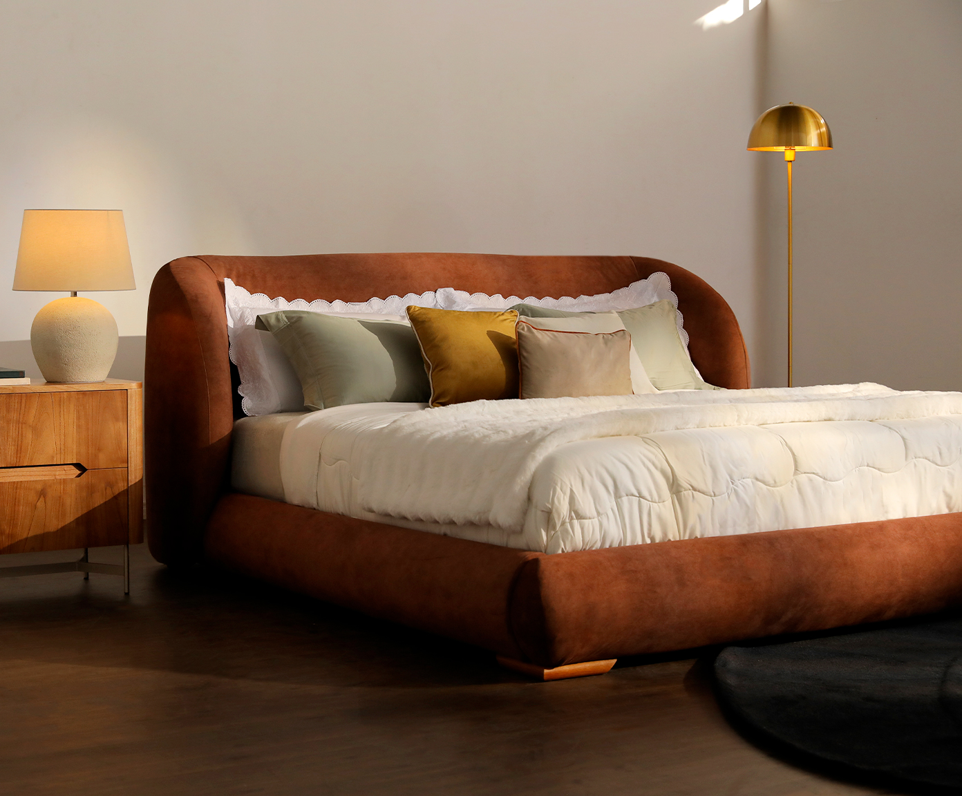 Cama Lumie Veludo Soft Cinza image number 12