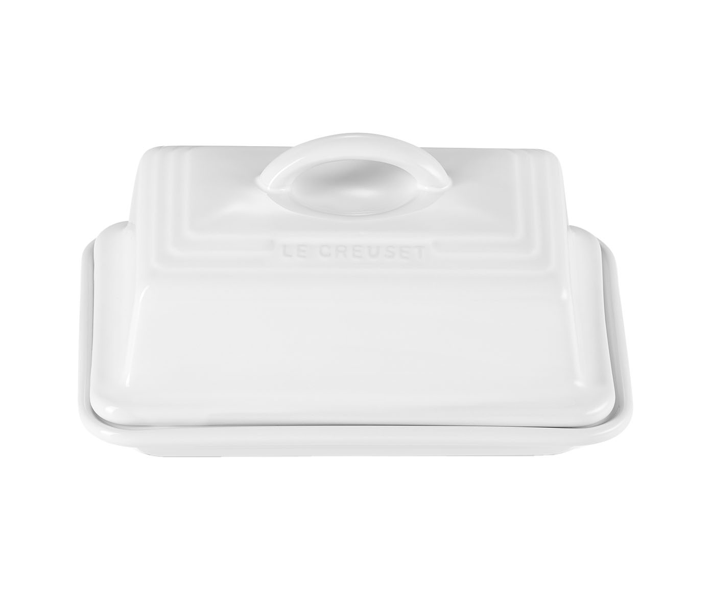 Manteigueira White - 17,2X9X12,6cm - image 0