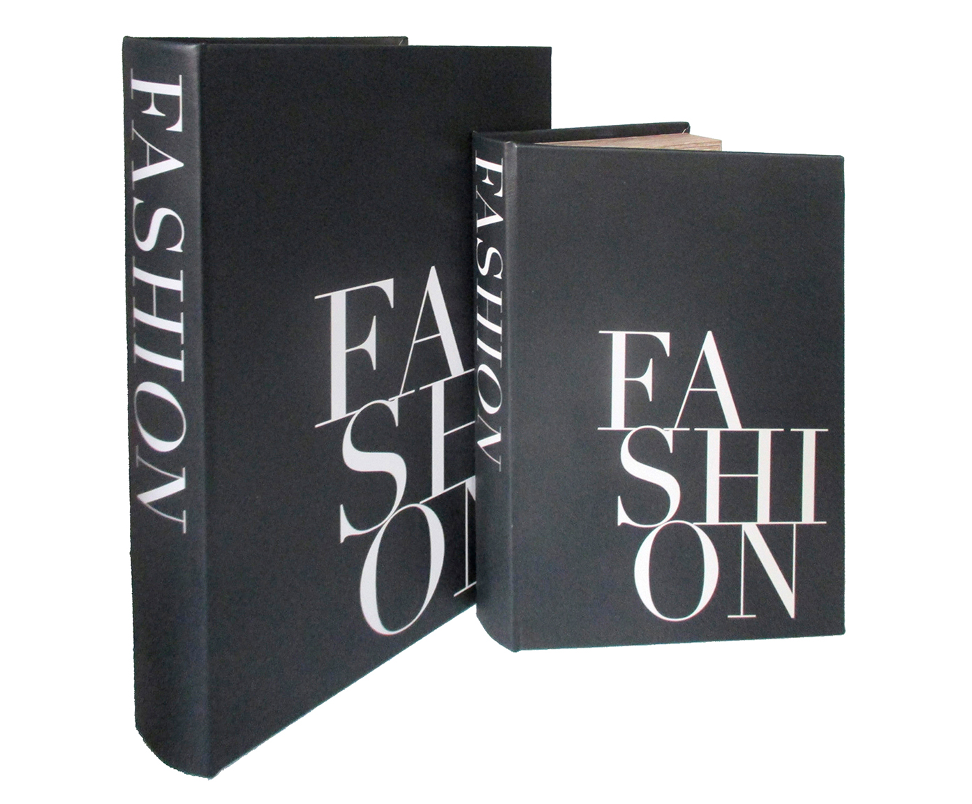Jogo de Caixa para Livro Moda IV   Preto - image 0