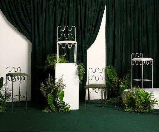 Cadeira Pop Indoor Ondas - Verde Musgo image number 7