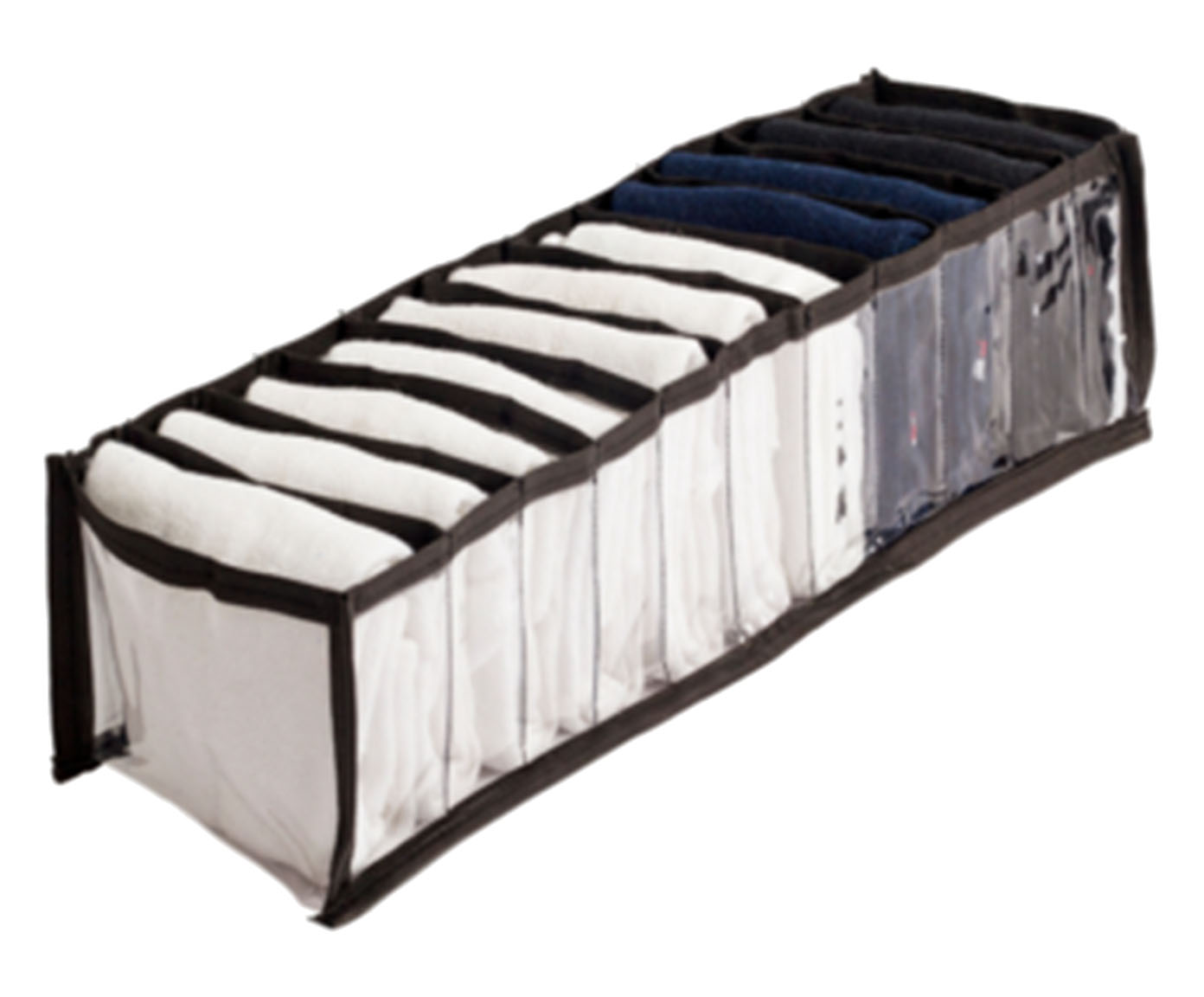 Organizador Colmeia Cristal Premium PP Preto - image 0