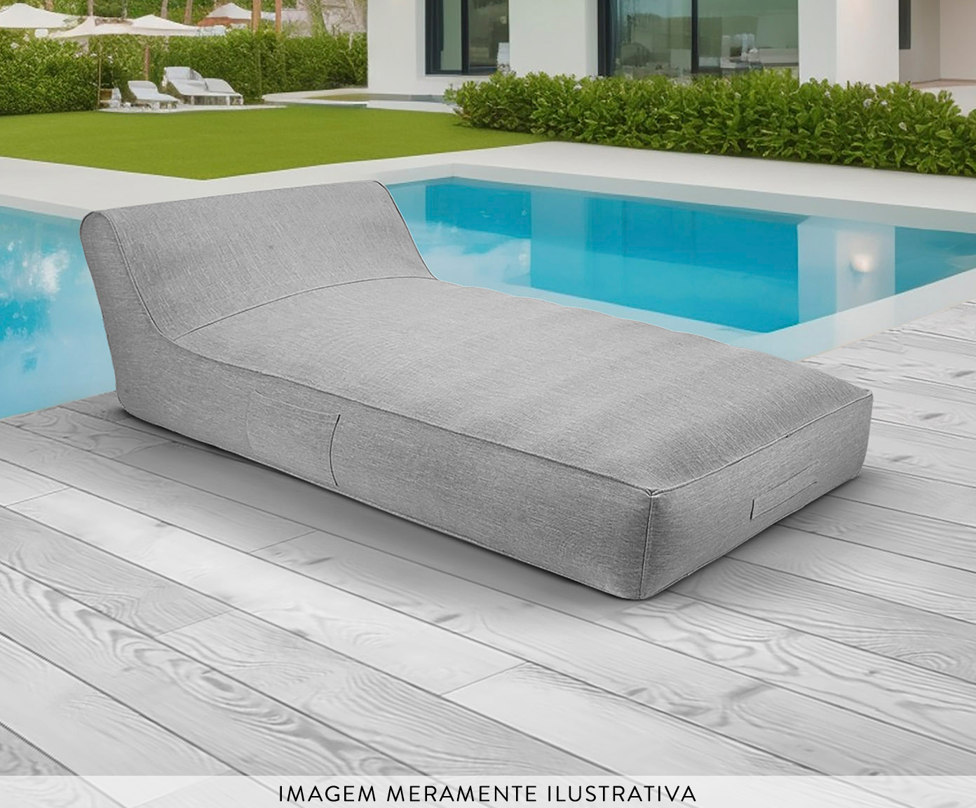 Chaise Like Cinza image number 6