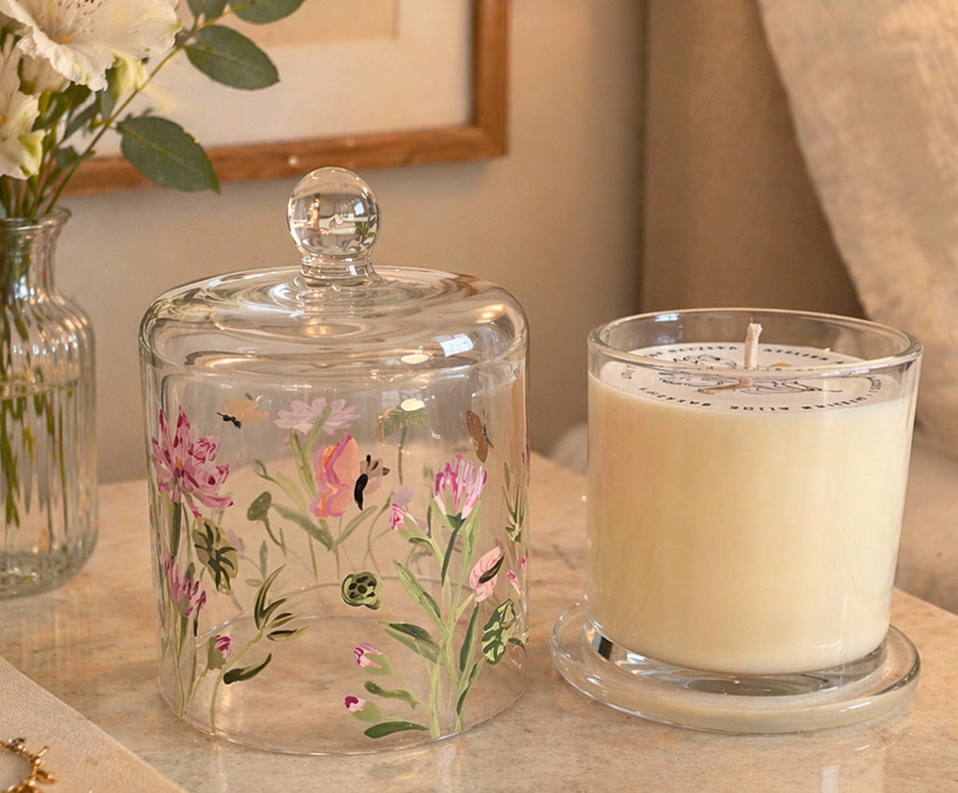 Vela Perfumada com Cloche Garden - image 1