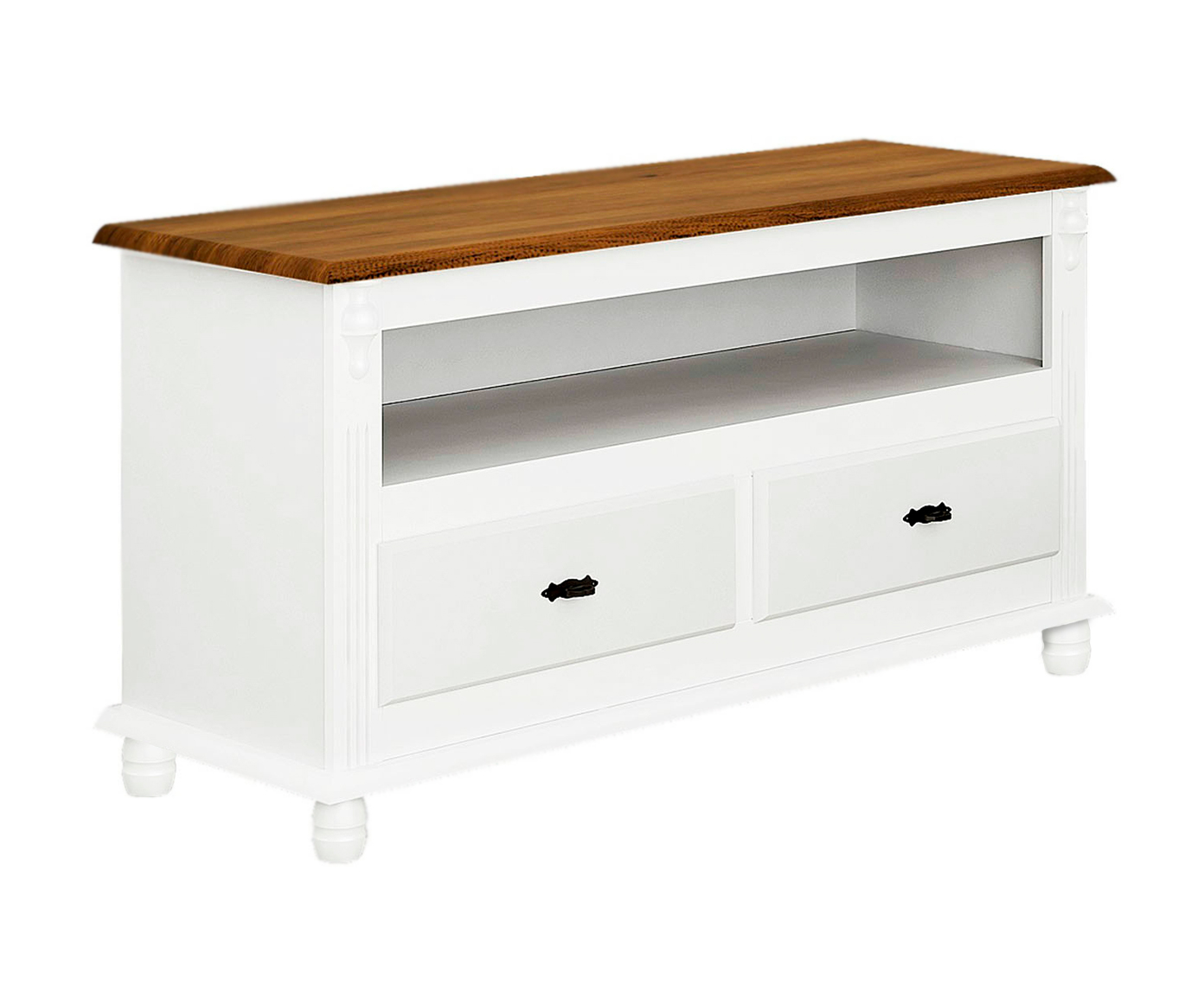 Rack Camille - Branco e Natural - image 0