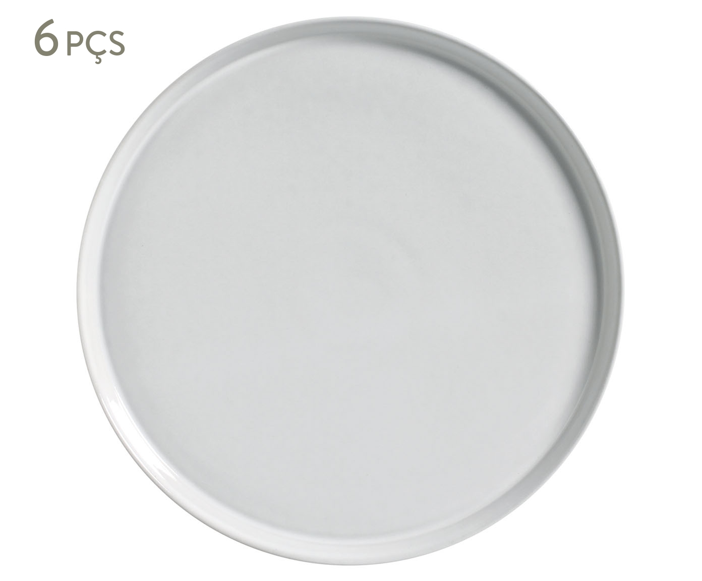 Jogo de Pratos Raso Neo New White - image 0