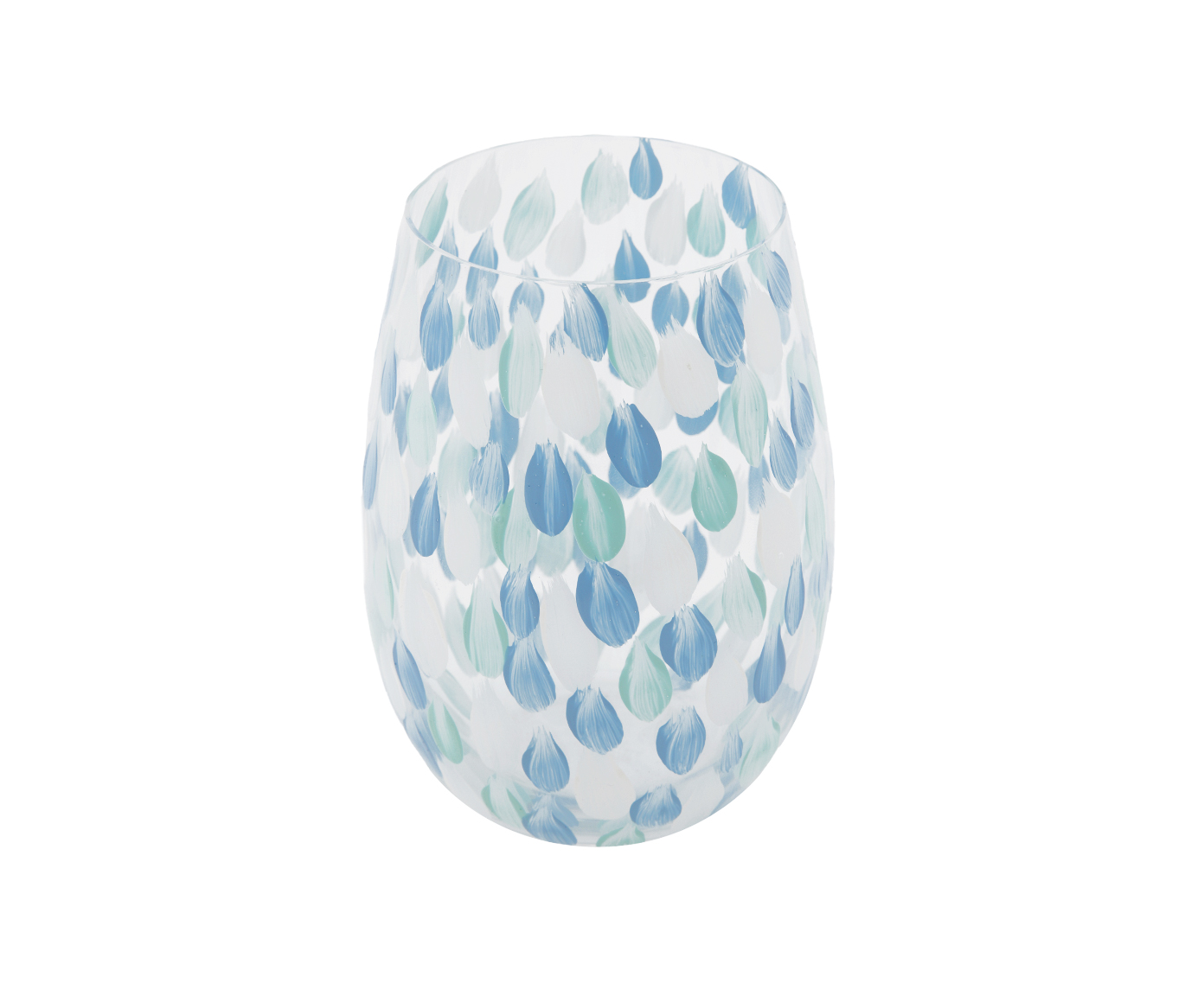 Copo em Cristal Confeti Azul image number 2