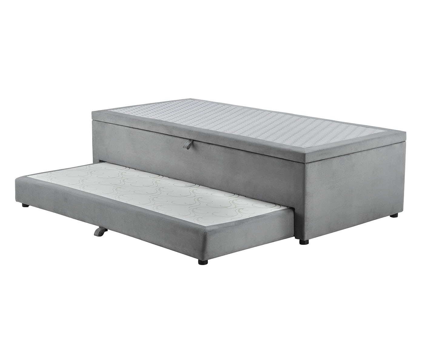 Cama Box Ba&uacute; 3 em 1 - Cinza - image 1