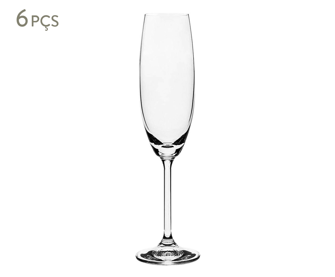 Jogo de Ta&ccedil;as para Champagne em Cristal Gastro Transparente - image 0
