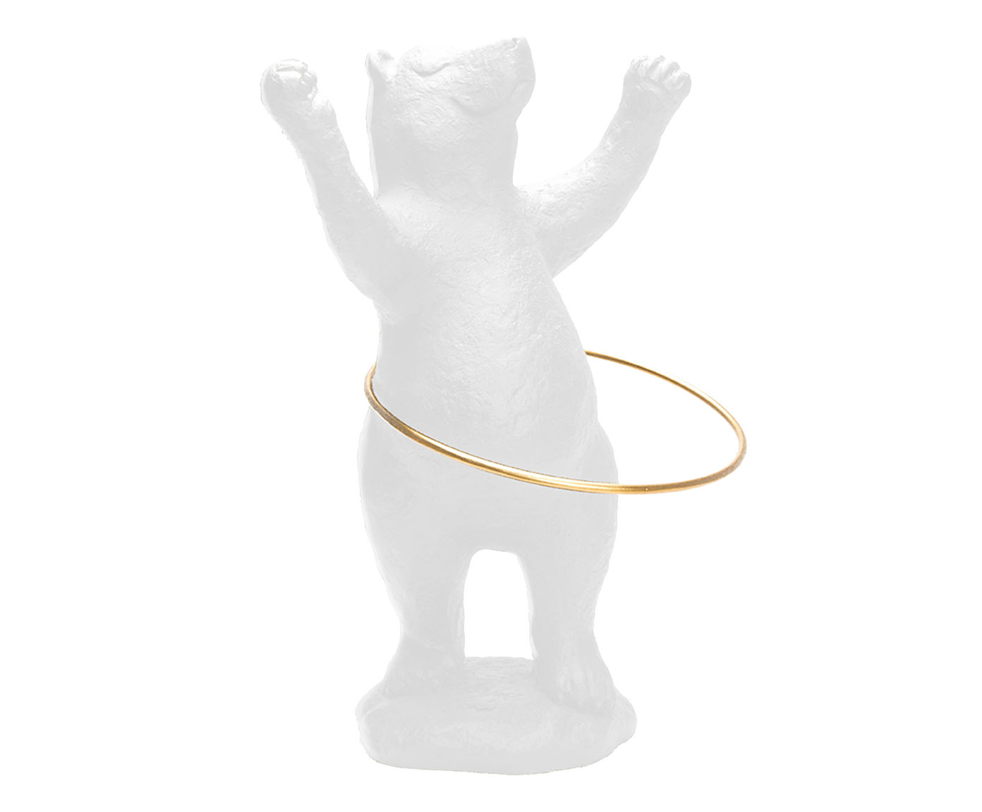 Adorno Urso no Bambole Branco - image 0