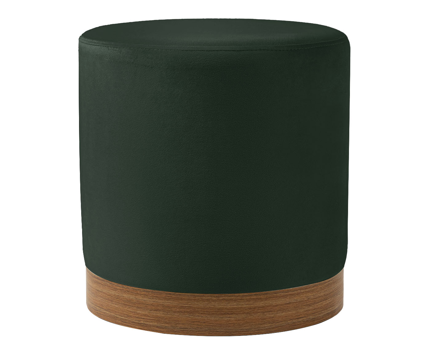 Puff em Veludo Harlow Pequeno Verde - image 1