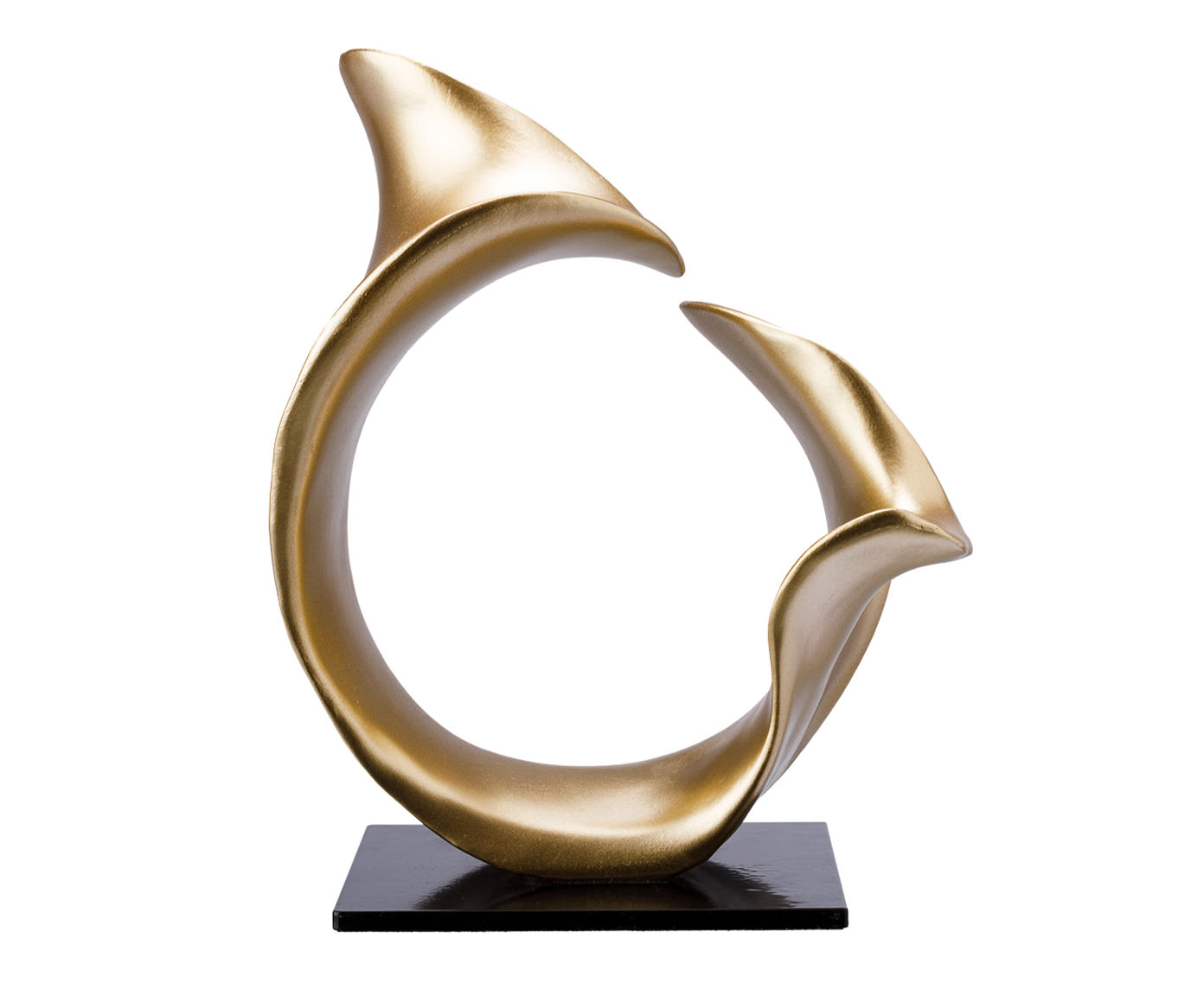 Escultura Ostra Dourada - image 1