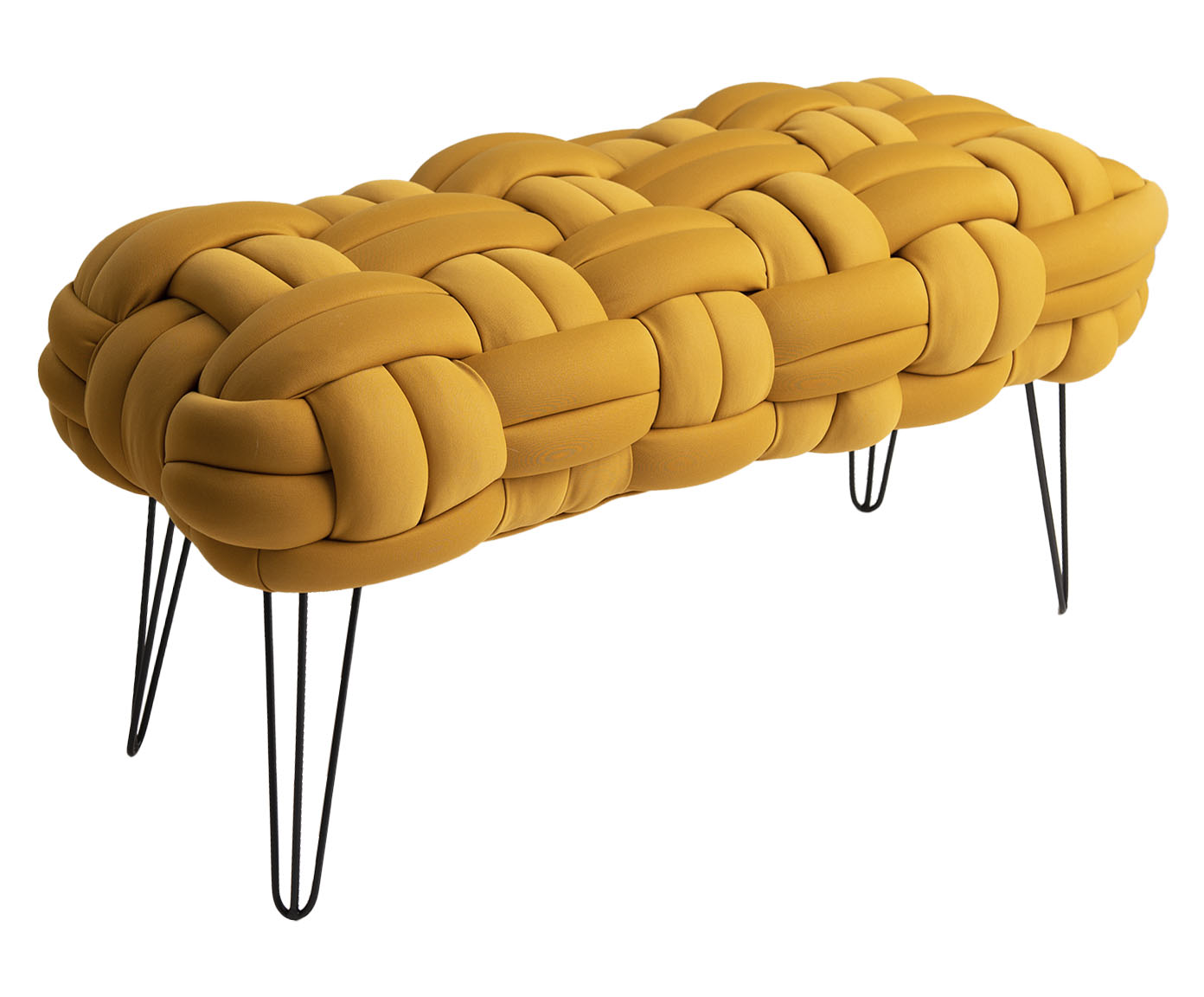 Recamier em Neoprene Casa Rosada Mostarda - image 1