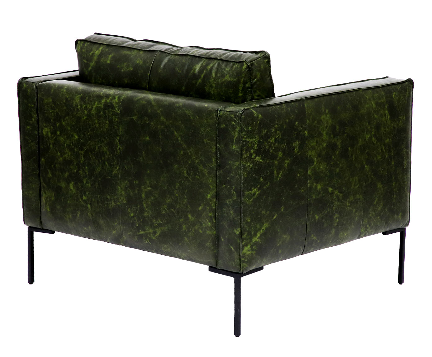 Poltrona em Couro Ettore - Verde image number 4