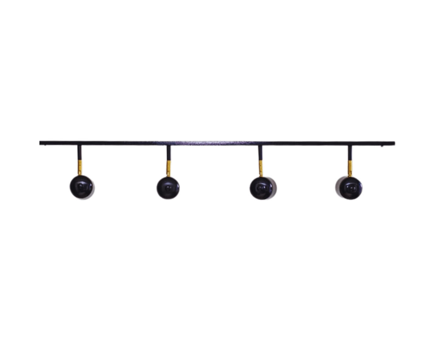Trilho de Teto Ewa com 4 Spots Preto - image 1