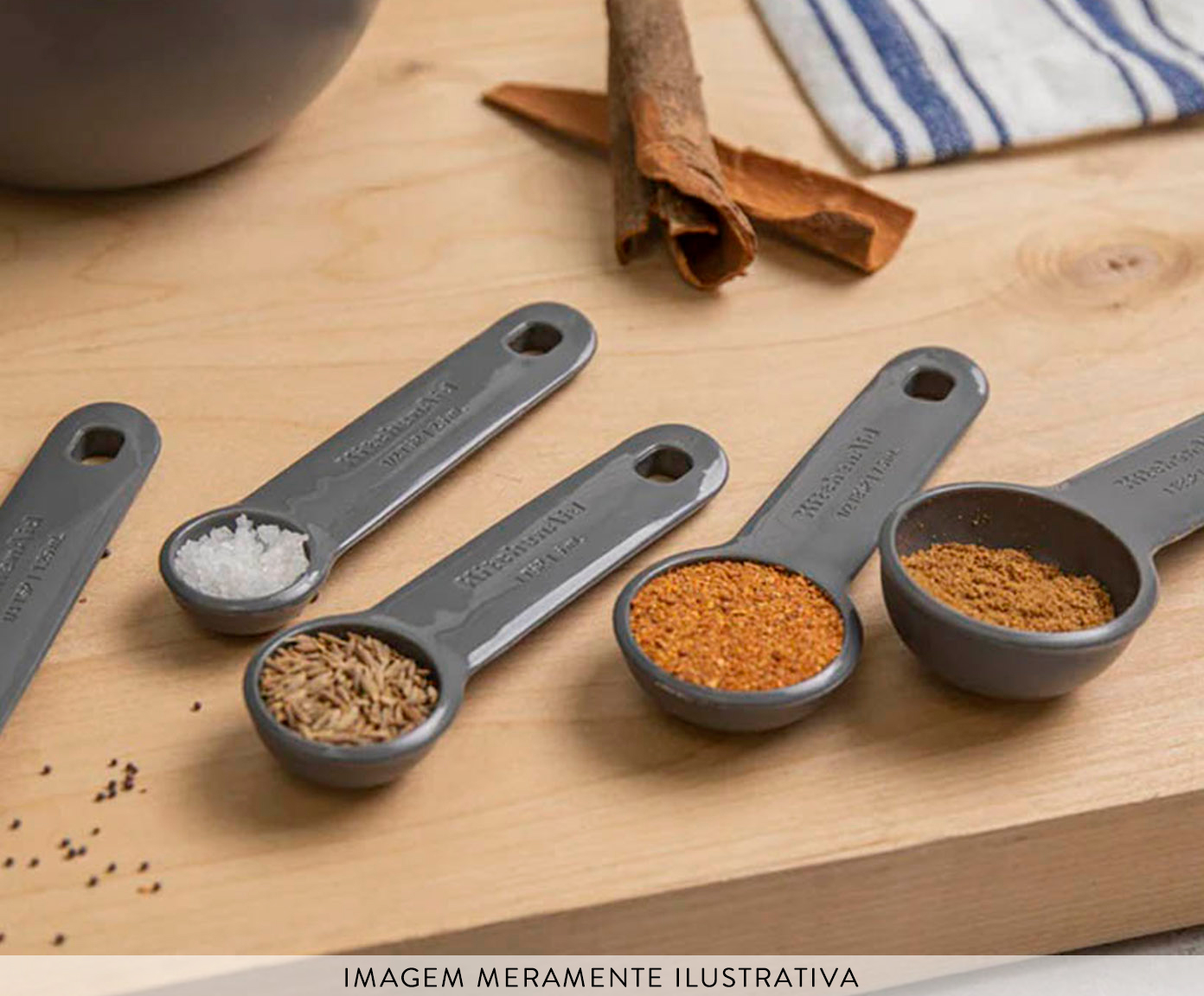 Jogo de Colheres Medidoras Luxo Kitchenaid image number 2