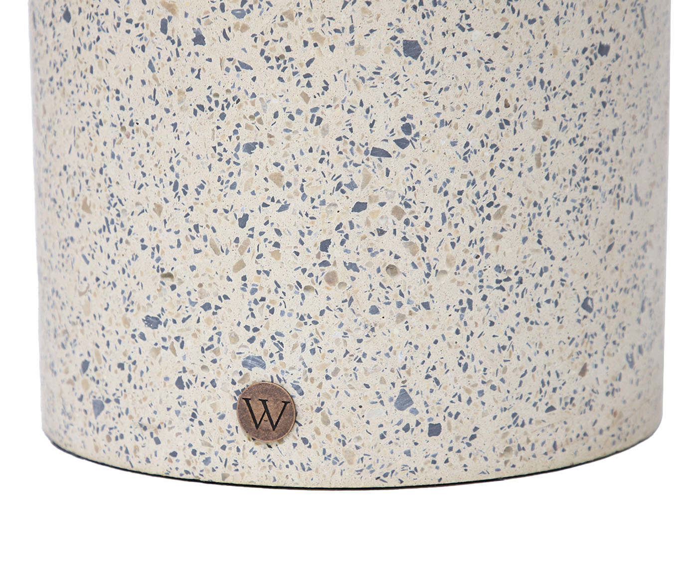 Mesa Lateral M&eacute;dia Brut em Granilite -  Branco image number 5