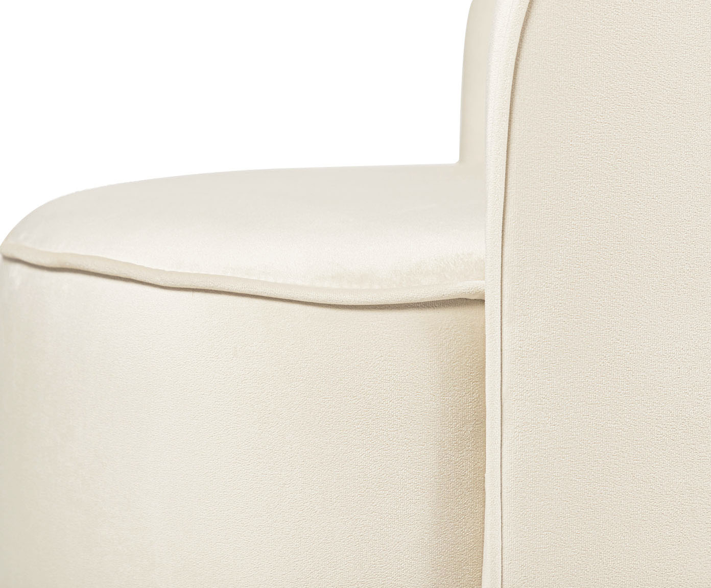 Poltrona em Veludo Harlow Off White image number 8