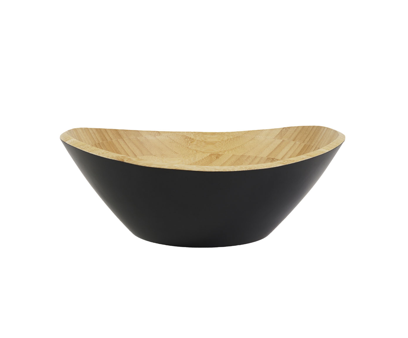 Saladeira Oval em Bambu Preta - image 0