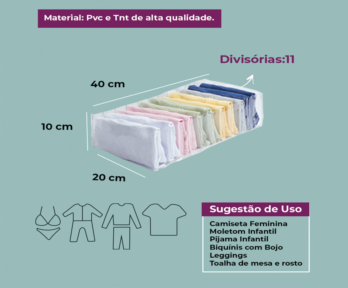 Jogo de Organizadores Completo Premium Beb&ecirc; image number 3