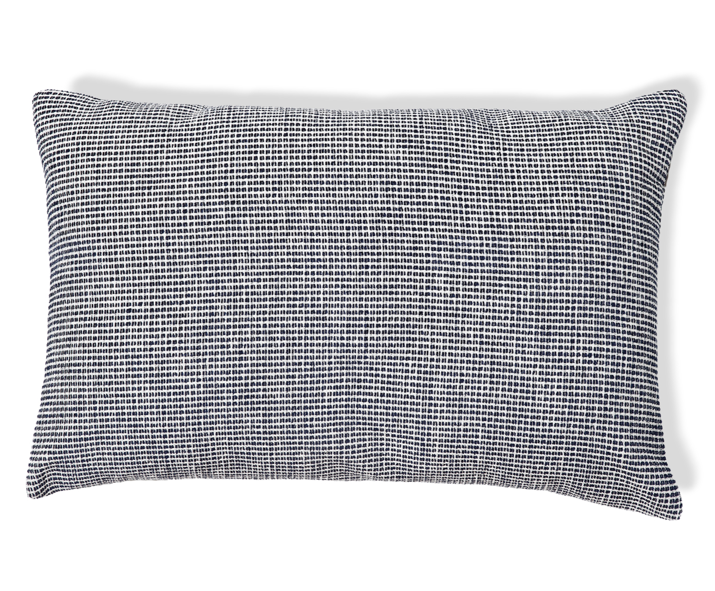 Capa de Almofada Retangular Tear Tweed Azul Marinho - image 0