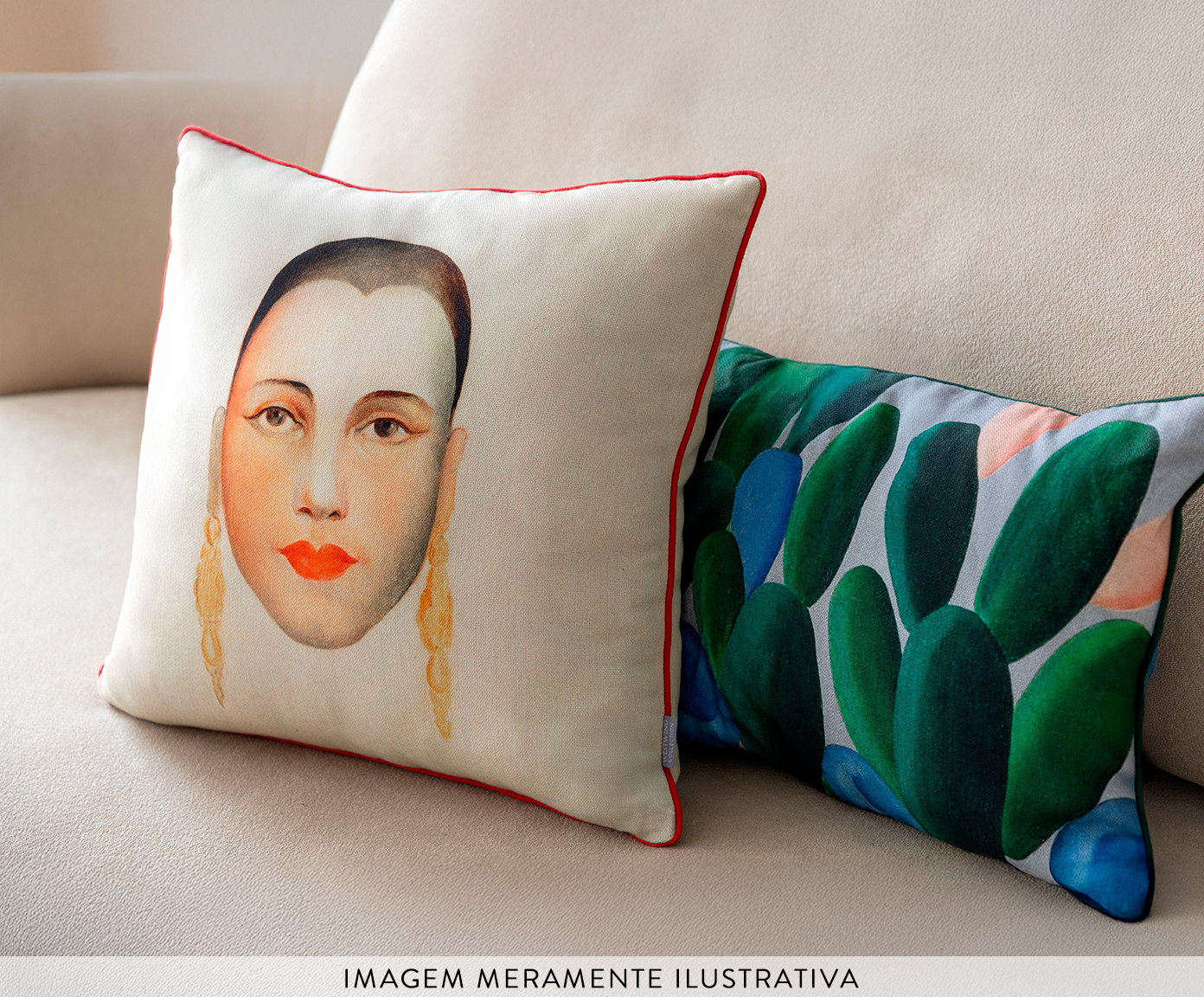 Capa de Almofada Estampada A Lua de Tarsila do Amaral image number 6