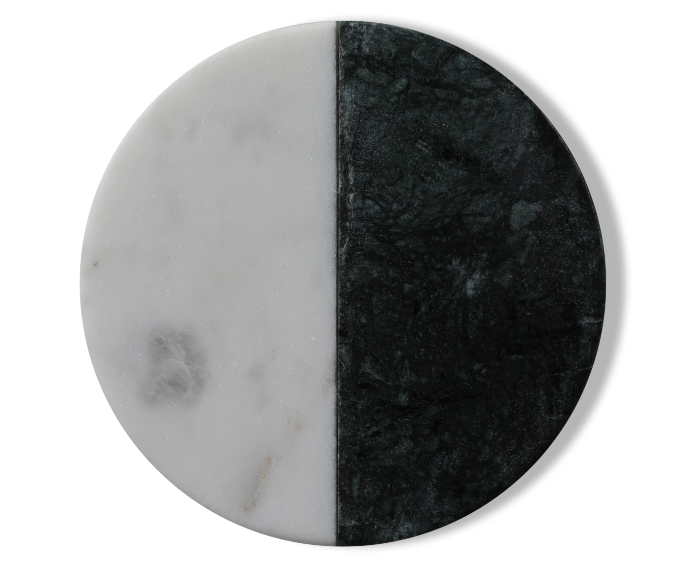 Jogo de Porta-Copos em M&aacute;rmore Orfeu Branco e Verde - 4 p&ccedil;s image number 2